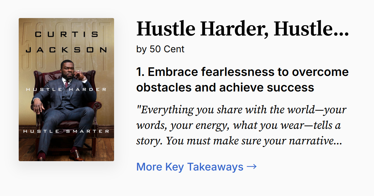 Cover of Hustle Harder, Hustle Smarter
