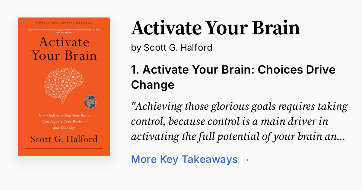 Activate Your Brain Summary Quotes Audio