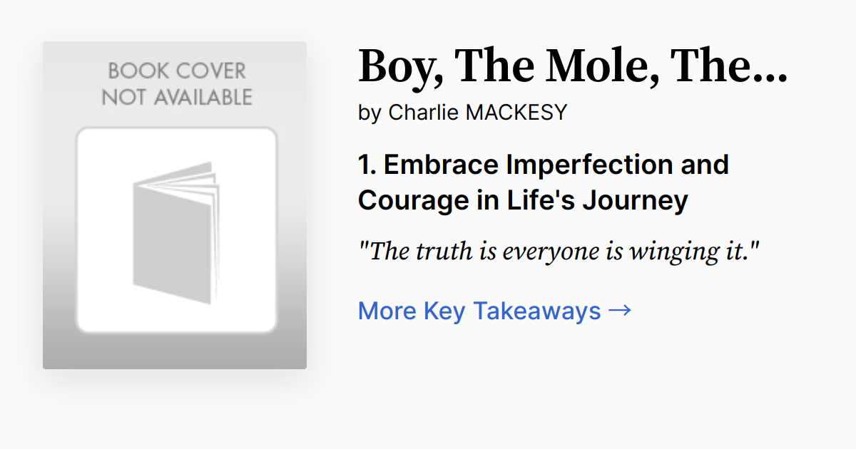 Cover of The Boy, The Mole, The Fox and The Horse