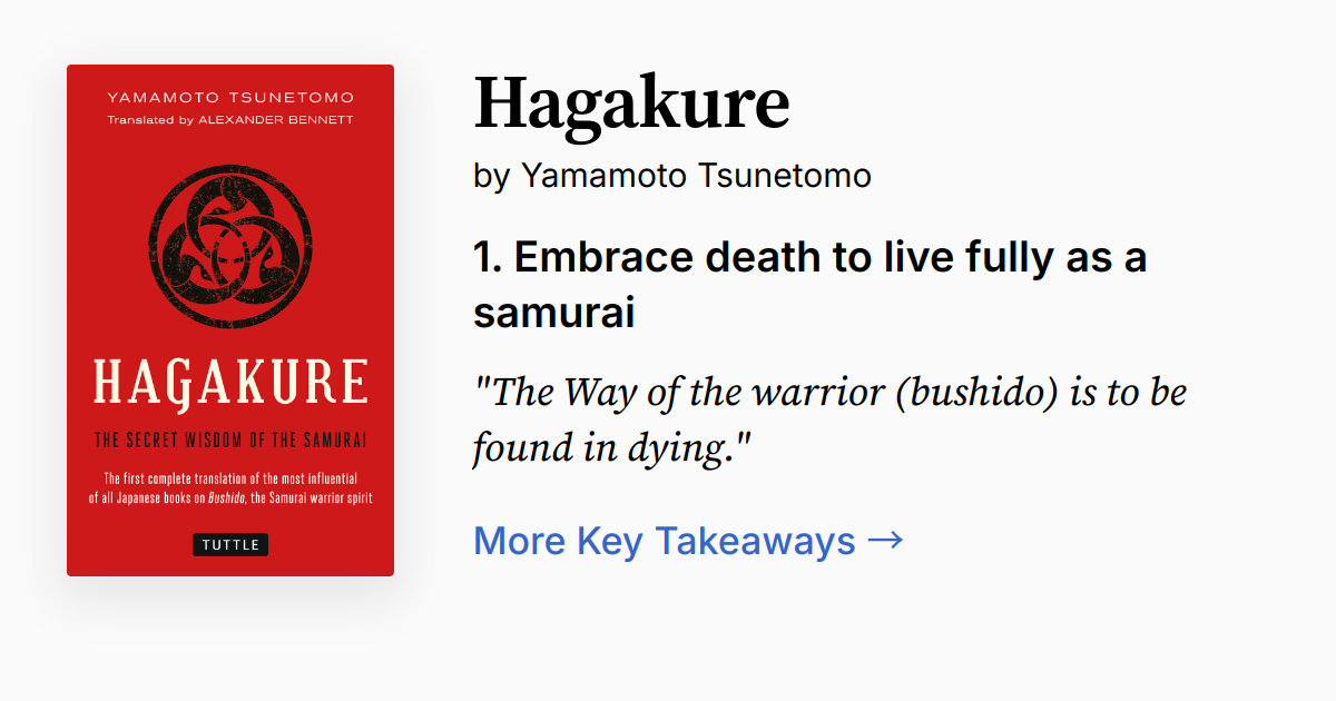 Cover of Hagakure