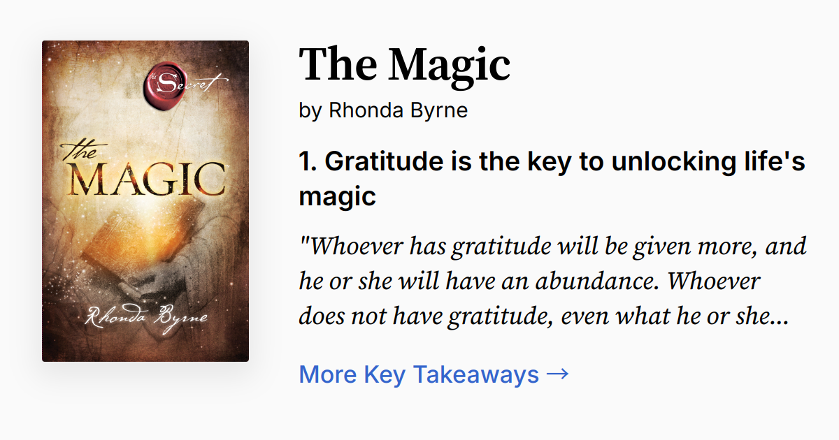 Cover of The Magic