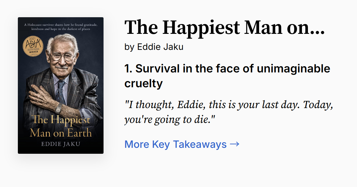 Cover of The Happiest Man on Earth
