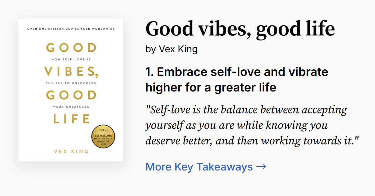 Cover of Good Vibes, Good Life