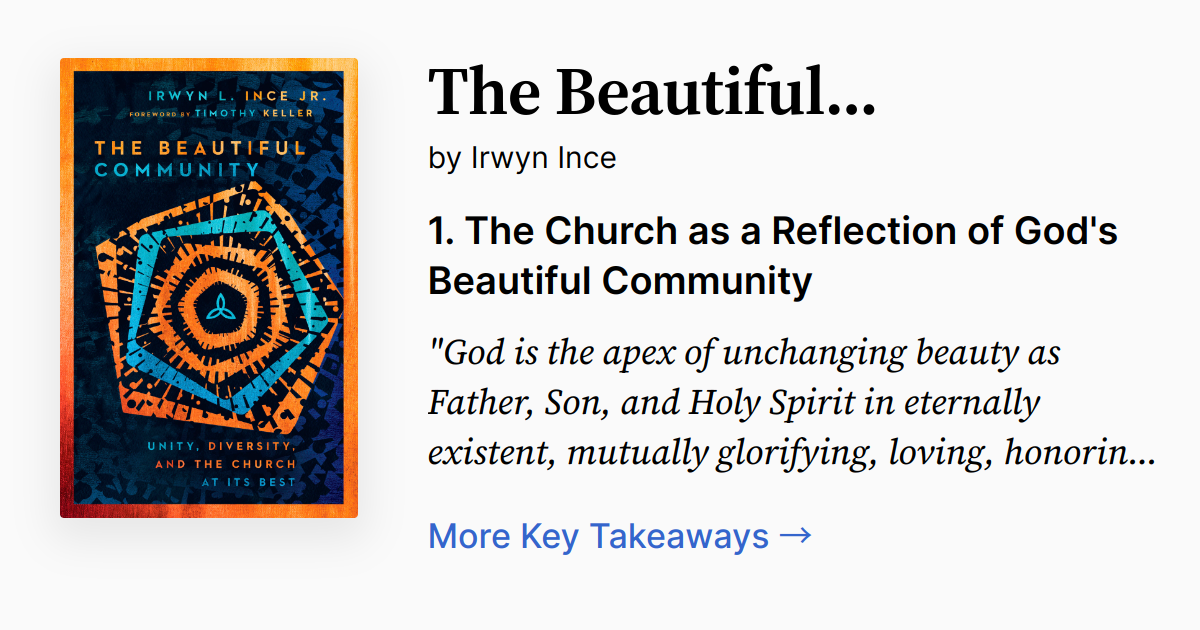 The Beautiful Community | Summary, Audio, Quotes, FAQ