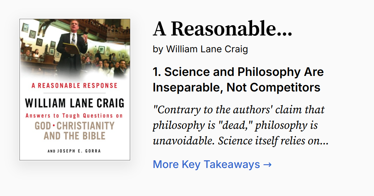 A Reasonable Response | Summary, Audio, Quotes