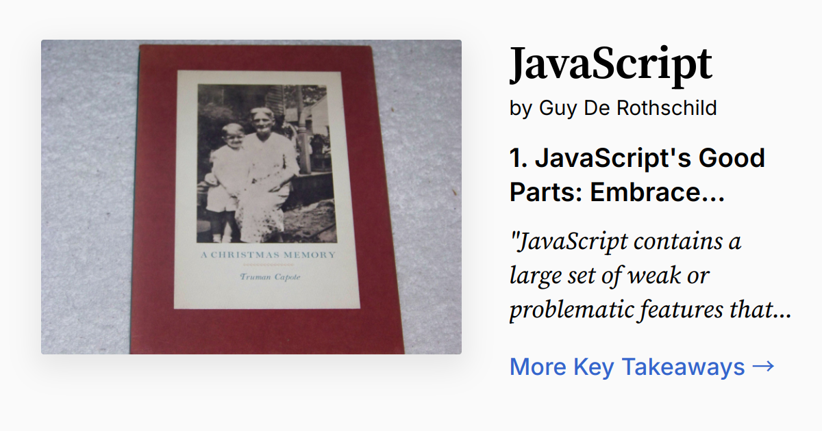 Quote About Javascript Java Apple Pineapple JavaScript by Douglas Crockford | Summary, Audio, Quotes, FAQ