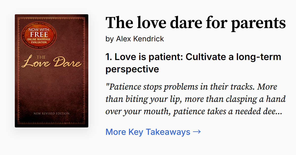 Cover of The Love Dare