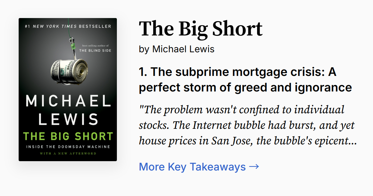 the big short inside the doomsday machine