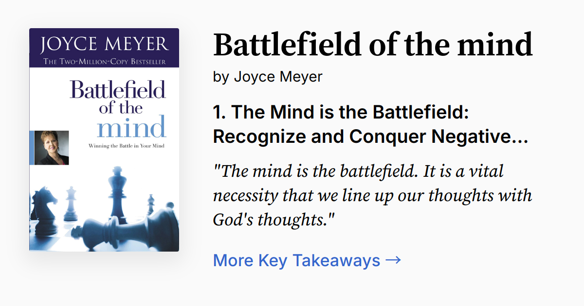 Cover of Battlefield of the Mind
