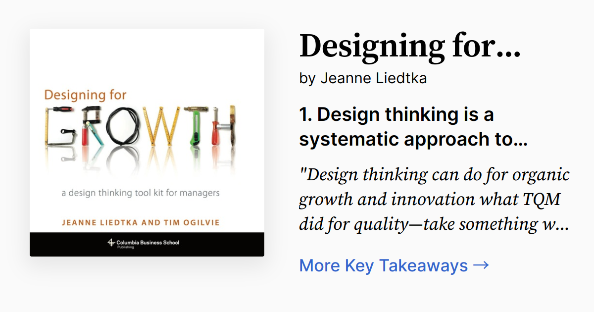 Designing for Growth | Summary, Quotes, FAQ, Audio