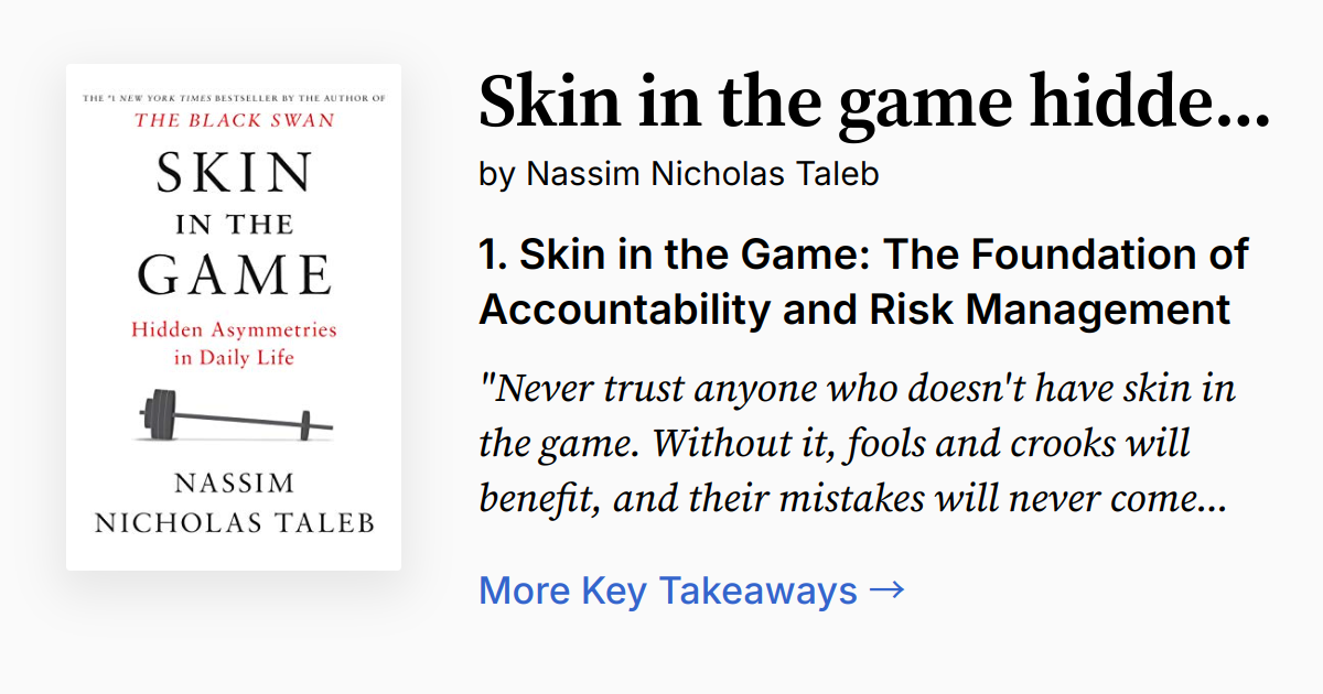Cover of Skin in the Game