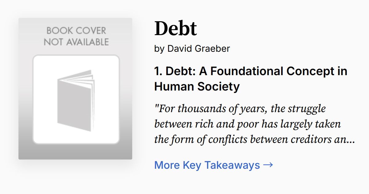 Cover of Debt