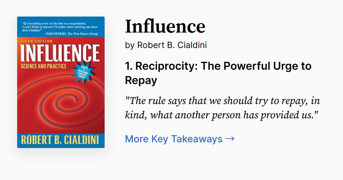 Cover of Influence