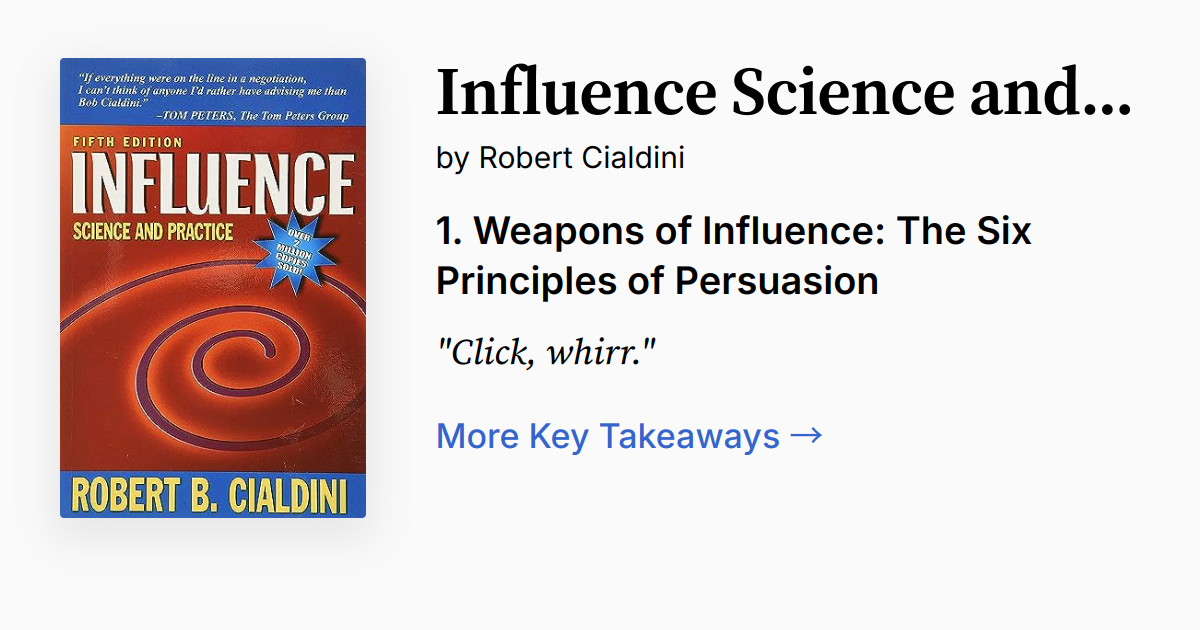 Cover of Influence