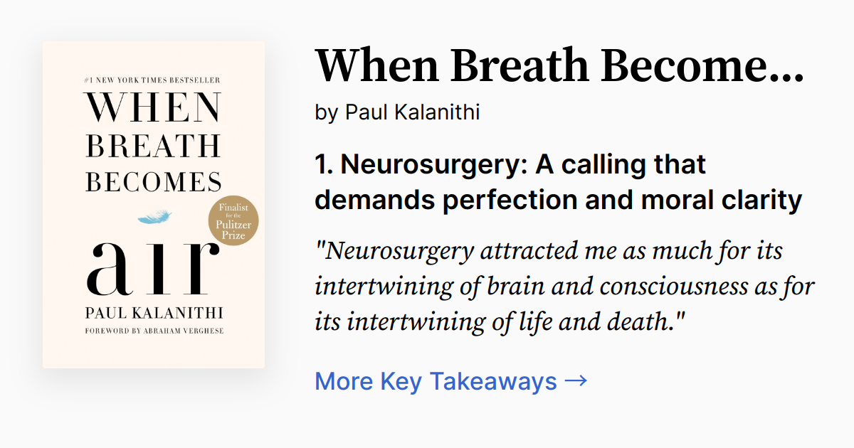 Cover of When Breath Becomes Air