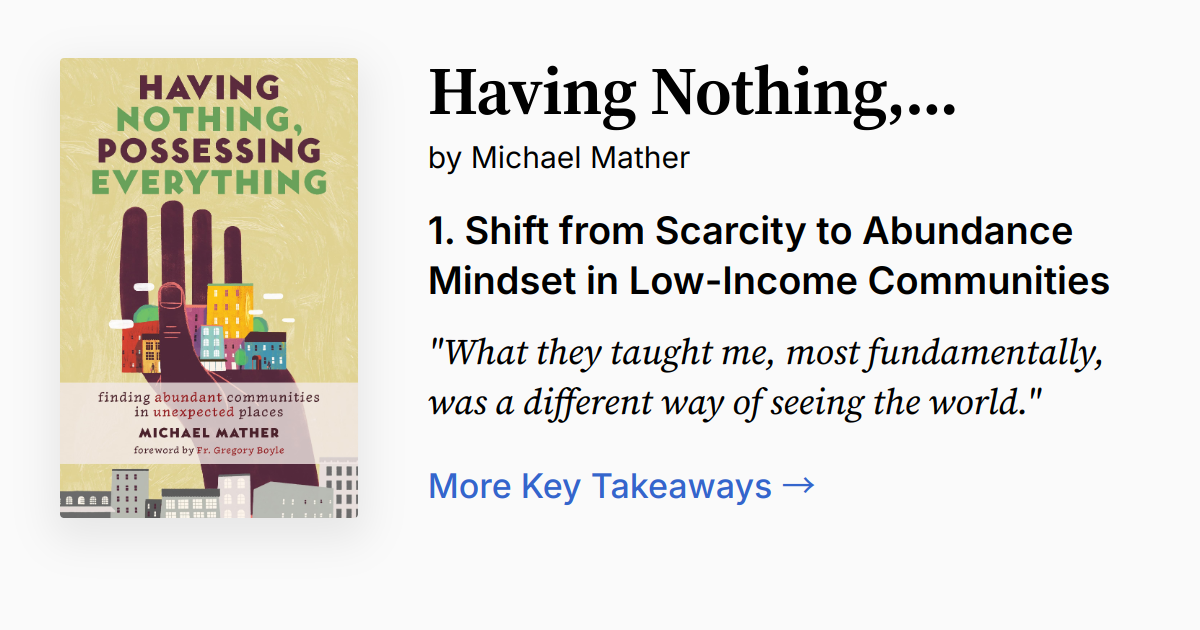Having Nothing, Possessing Everything Summary, Audio, Quotes