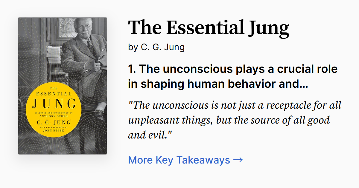 Cover of The Essential Jung