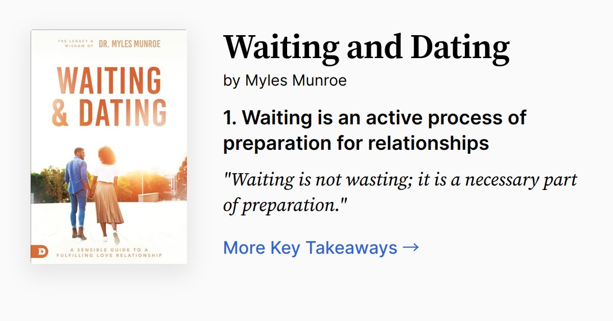 Cover of Waiting and Dating