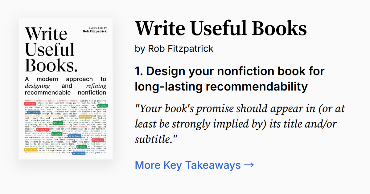 Write Useful Books | Summary, Audio, Quotes, FAQ