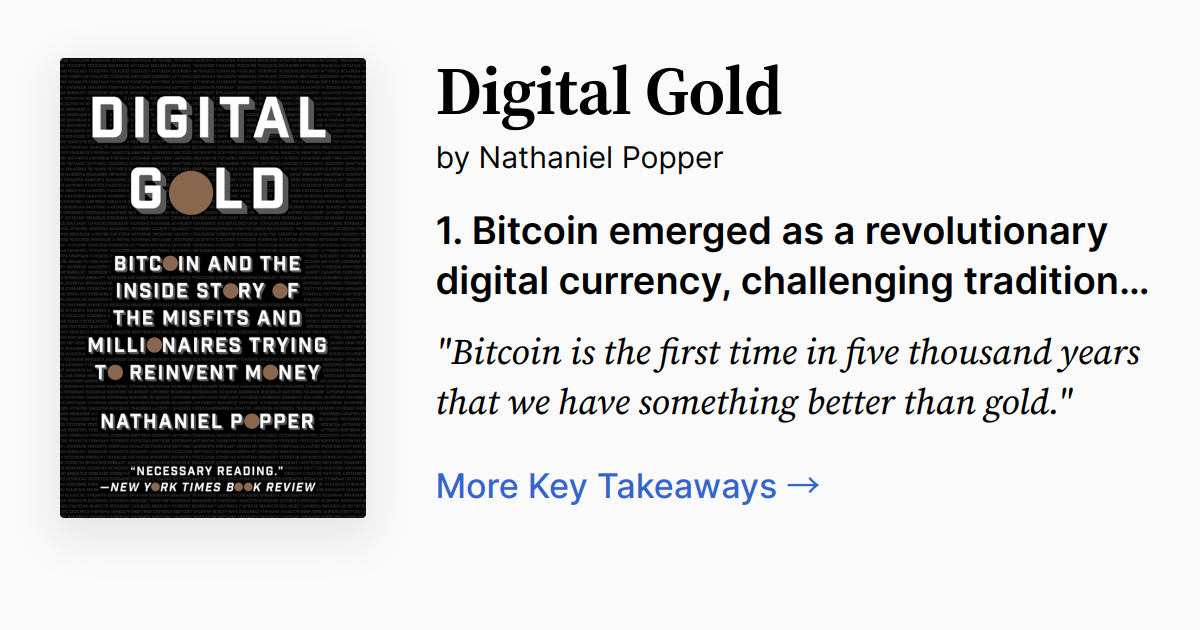 Cover of Digital Gold