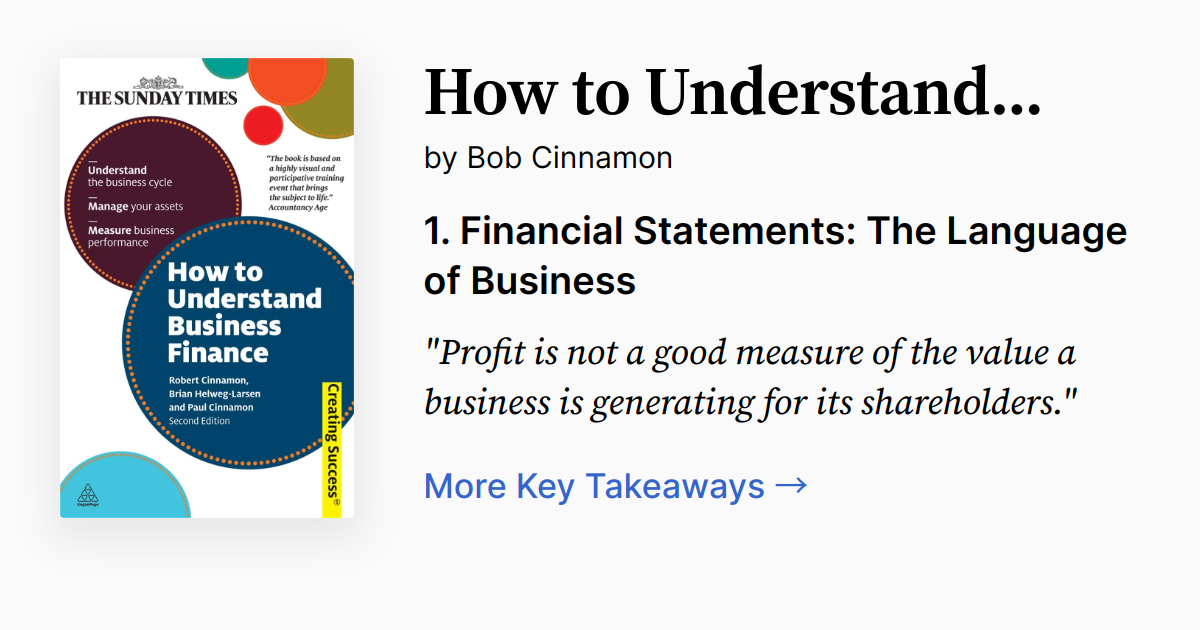How to Understand Business Finance | Summary, Audio, Quotes, FAQ