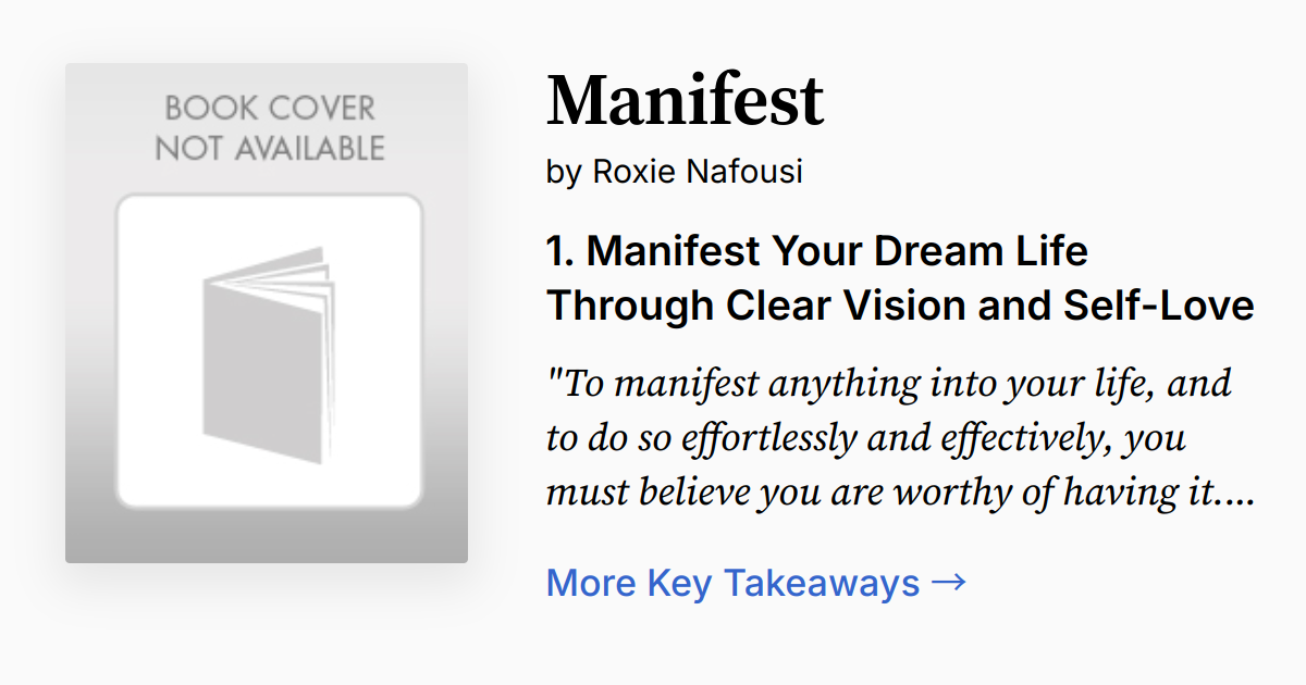 Cover of Manifest