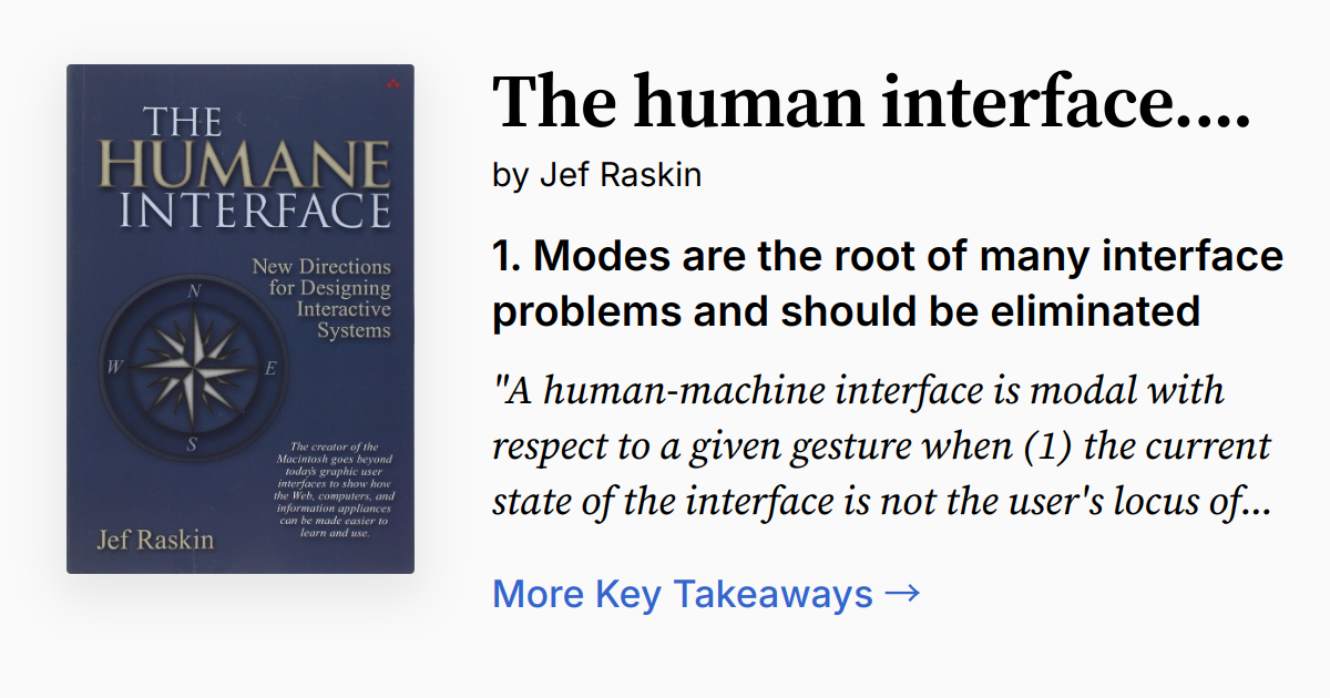 The Humane Interface Summary Audio Quotes FAQ the-humane-interface-summary-audio-quotes-faq