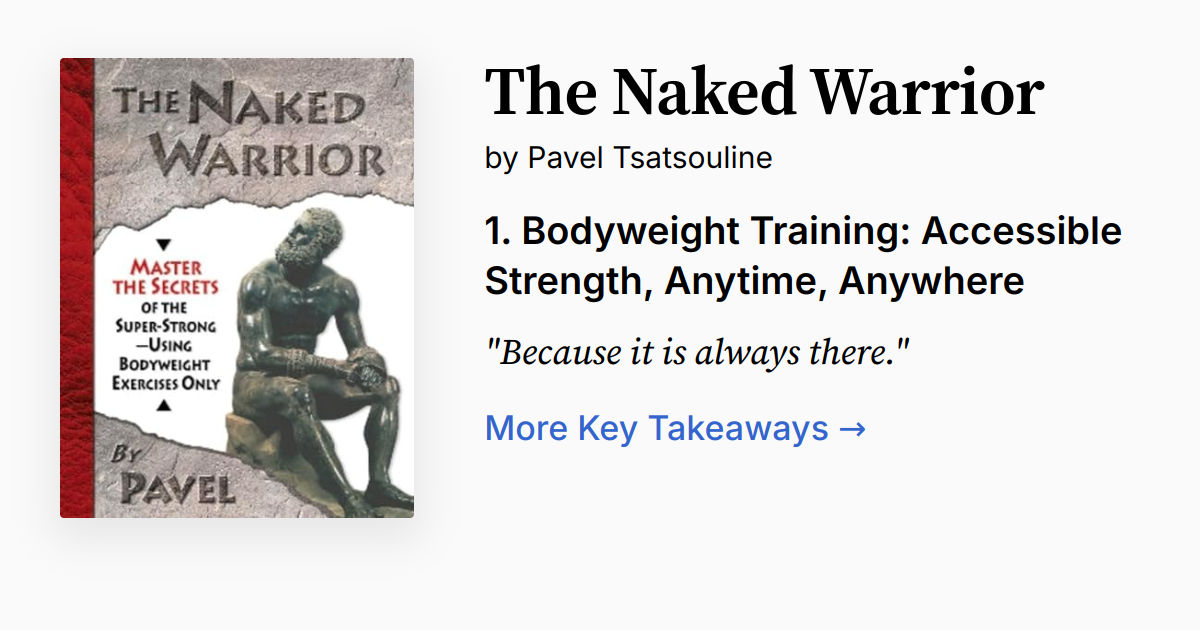 Cover of The Naked Warrior