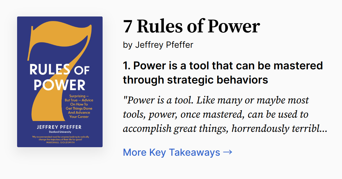 7 Rules Of Power Summary Quotes FAQ Audio 7-rules-of-power-summary-quotes-faq-audio