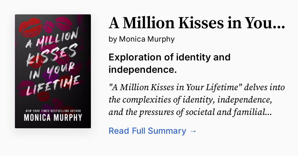 Cover of A Million Kisses in Your Lifetime