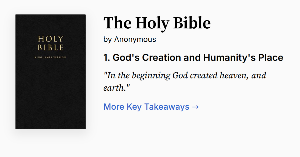 Cover of The Holy Bible