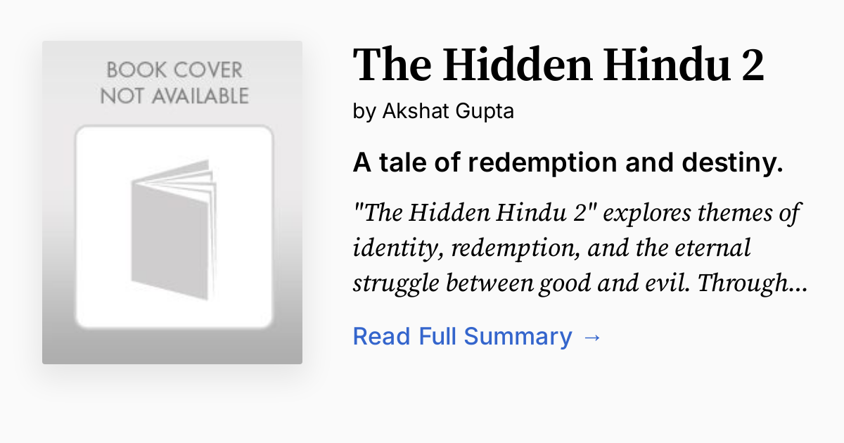 Cover of The Hidden Hindu 2