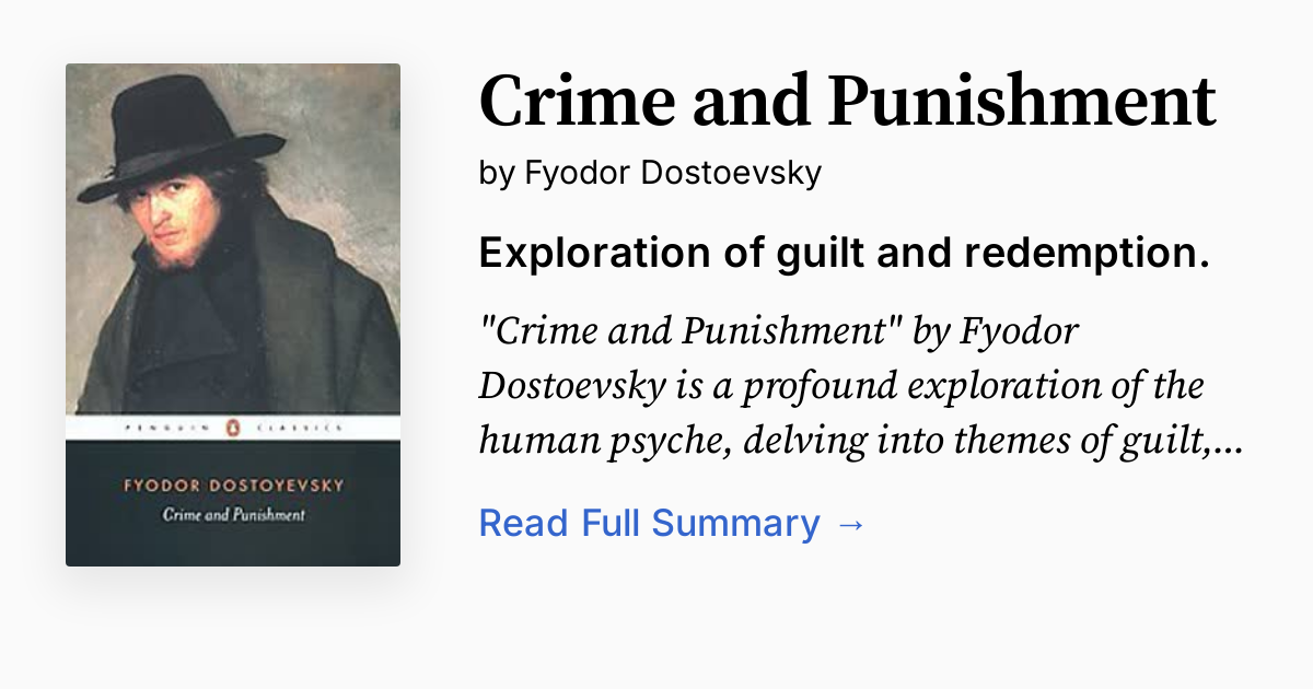 Cover of Crime and Punishment