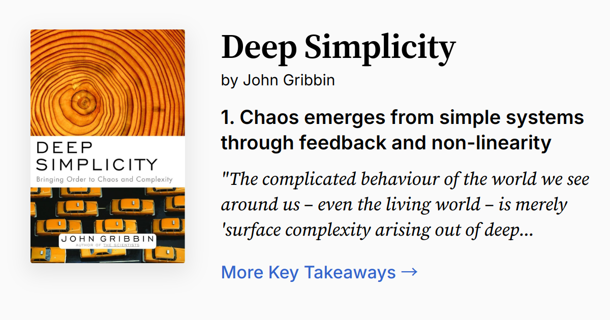 Deep Simplicity | Summary, Audio, Quotes, FAQ