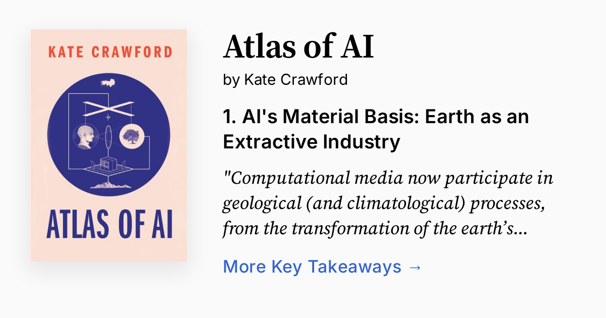 Cover of Atlas of AI
