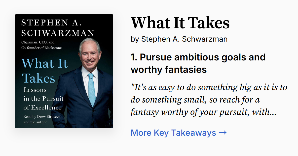 Cover of What It Takes
