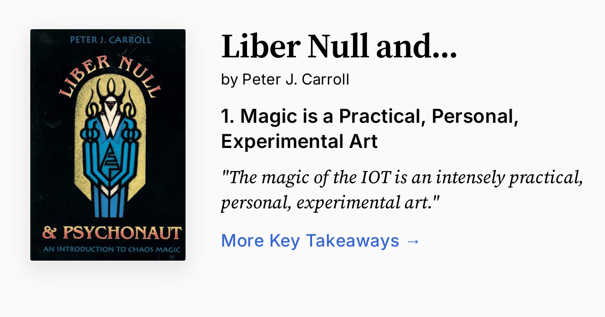 Cover of Liber Null and Psychonaut