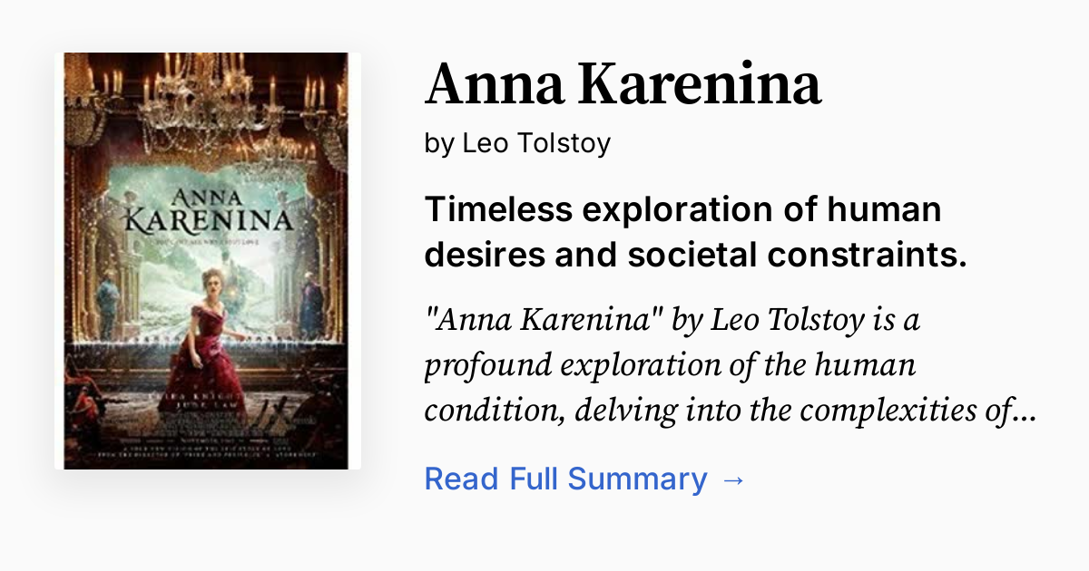 Cover of Anna Karenina