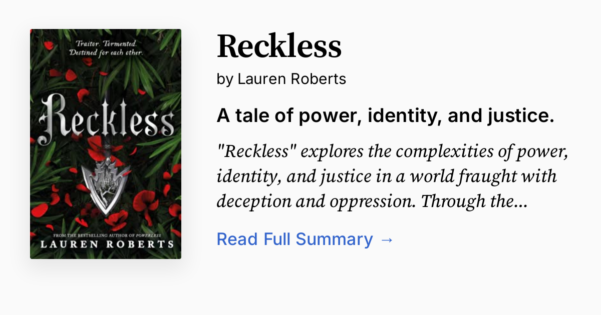 Cover of Reckless