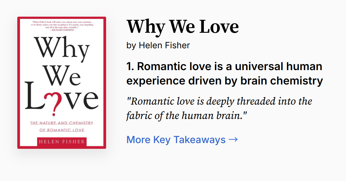 Cover of Why We Love