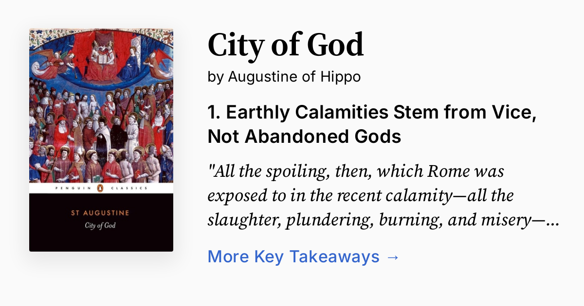 Cover of City of God