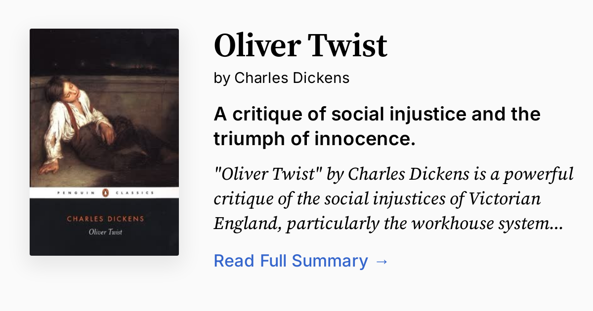 Cover of Oliver Twist
