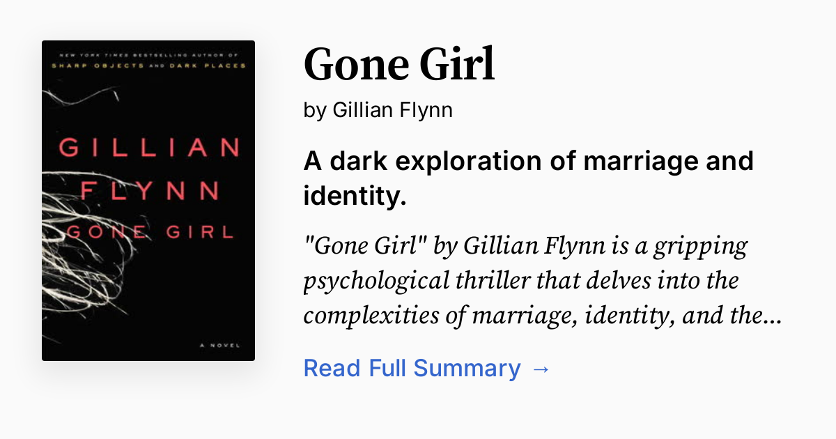 Cover of Gone Girl