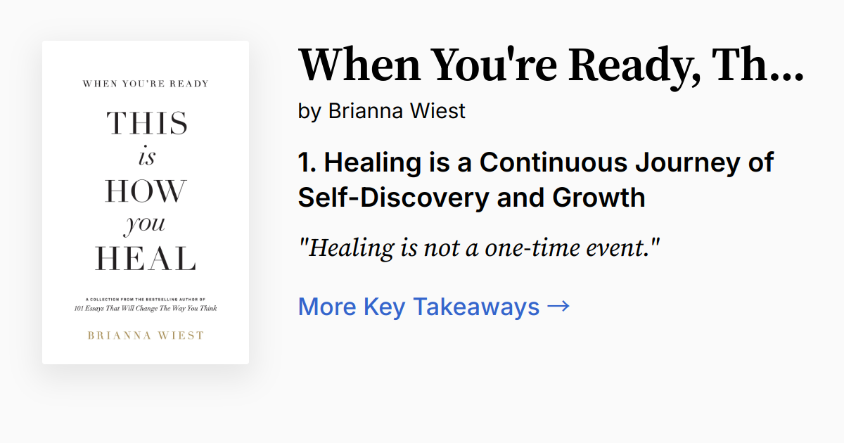 Cover of When You're Ready, This Is How You Heal