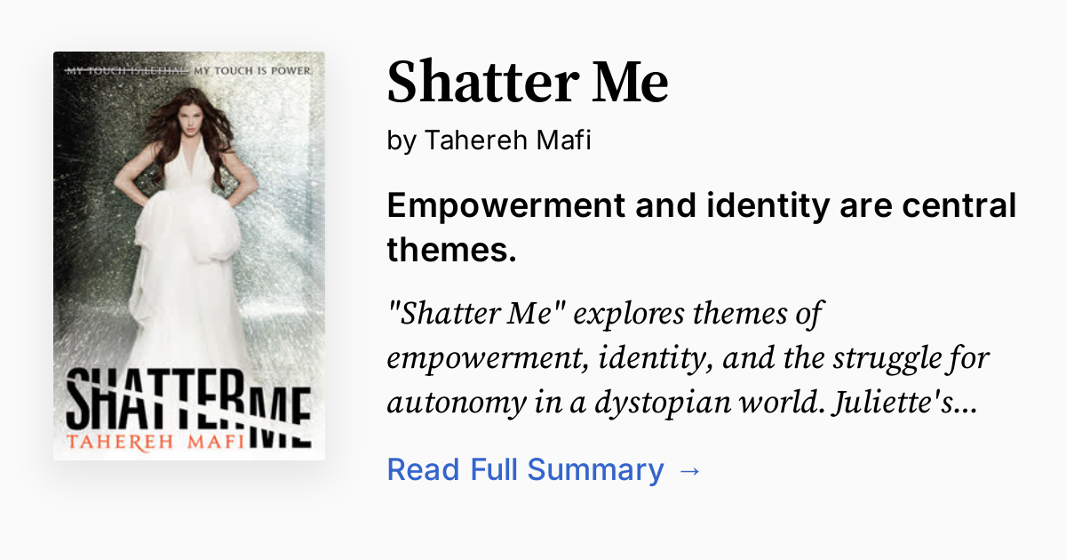 Cover of Shatter Me
