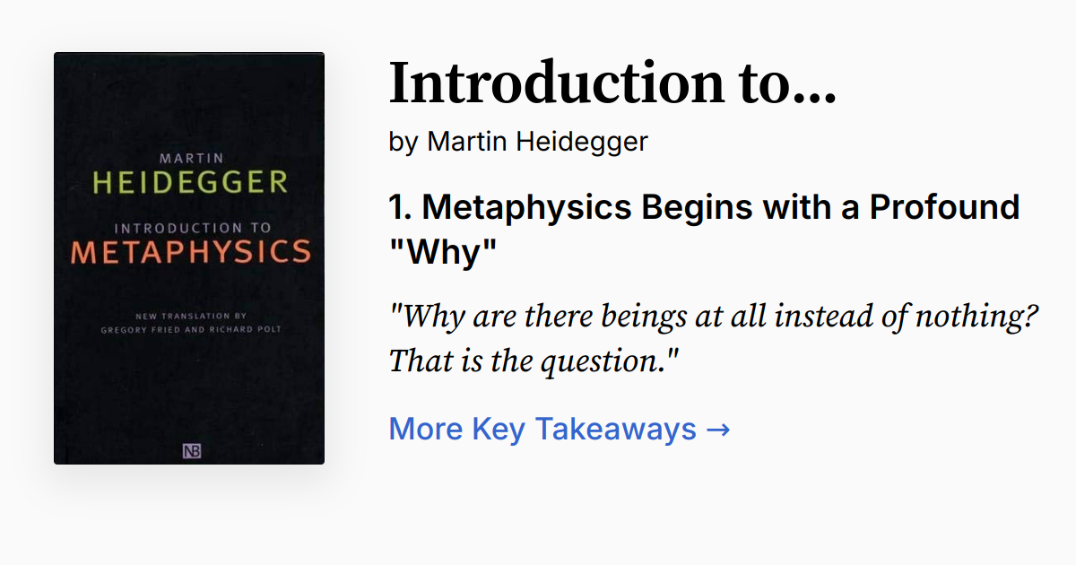 Metaphysics A Short Introduction Introduction to Metaphysics | Summary, Audio, Quotes, FAQ