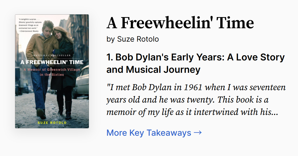 A Freewheelin' Time | Summary, Audio, Quotes, FAQ