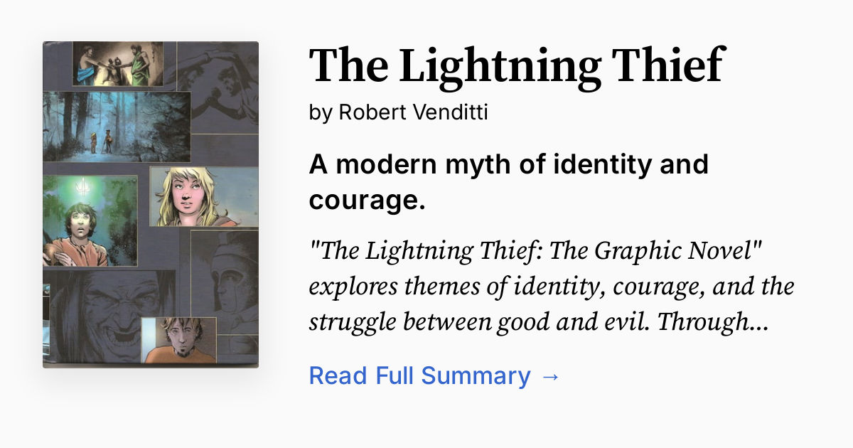 The Lightning Thief Summary, Audio, Analysis, FAQ