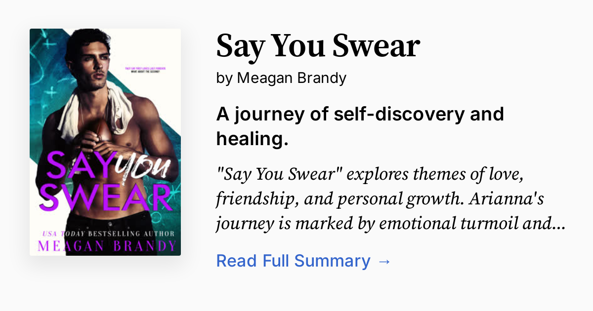 Cover of Say You Swear