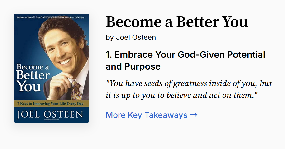 Cover of Become a Better You
